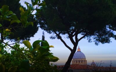 Fiesta de S. Francisco en los Jardines Vaticanos