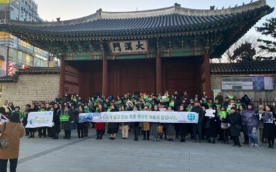 Movimiento climático de los franciscanos en Corea