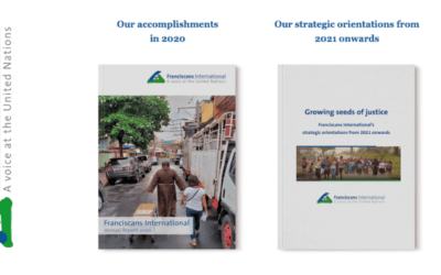 Franciscans International presents its annual report and strategic guidelines for the coming years
